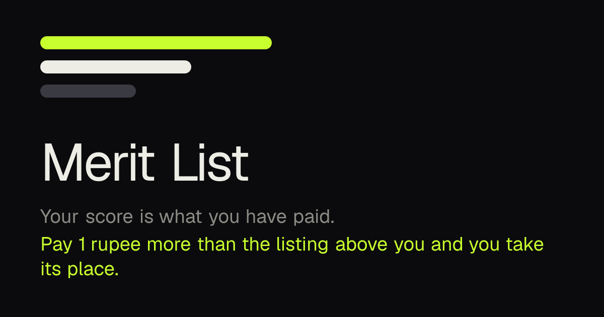 Merit List Open Graph preview